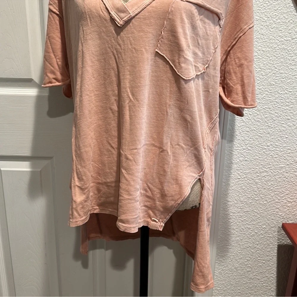 Free People We The Free | Keep Me V-Neck Tee | Small
